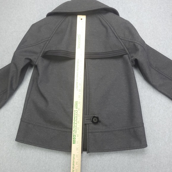 Lululemon Jacket Womens Size 6 CoCo Gray Double Breasted  Pea‎ Coat - Picture 12 of 16